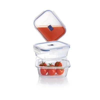 Afbeelding van Luminarc Pure Box Active Vershouddoos Rond Glas Set 3