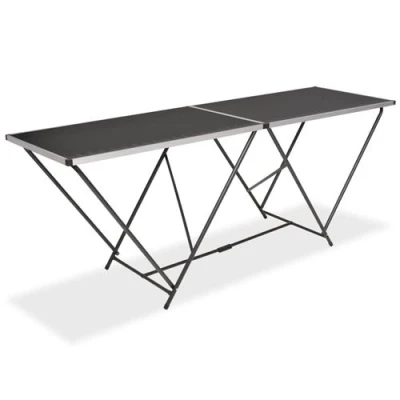 Afbeelding van Behangtafel Inklapbaar 200X60X78 Cm Mdf En Aluminium