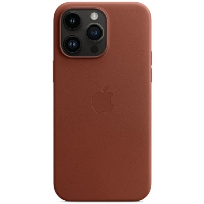 Afbeelding van Apple Magsafe Leren Back Cover Bruin iPhone 14 Pro Max