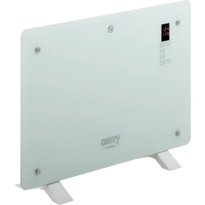 Afbeelding van Ruimteverwarming LCD glasconvector met afstandsbediening, esthetisch glasoppervlak