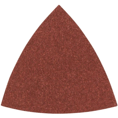 Afbeelding van Bosch Accessories 2609256A45 Deltaschuurpapier Met klittenband, Ongeperforeerd Korrelgrootte 120 Hoekmaat 82 mm 5 stuk(s)