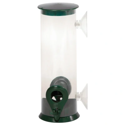 Afbeelding van Wildbird Discovery Raamsilo Zaden Voersilo 21x7x9 cm Groen