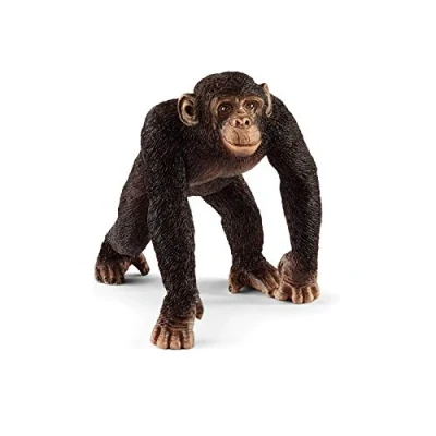 Afbeelding van Schleich Wild Life mannelijke chimpansee figuur, 14817, meerkleurig