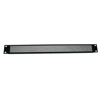 Afbeelding van Adam Hall 19&quot; U Entverluchtingspaneel 1HE ronde gaten Rack paneel