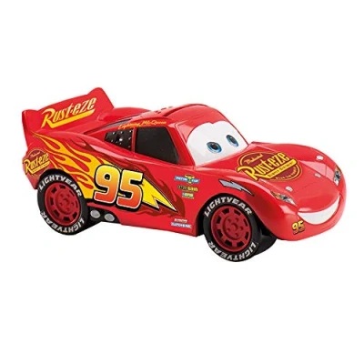 Afbeelding van Dekora 204012 Disney Cars Lightning McQueen kinderspaarpot met biljetten van eetpapier, rood