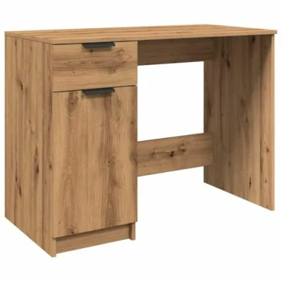 Image de vidaXL Bureau chêne artisanal 100x50x75 cm bois d&#039;ingénierie856996