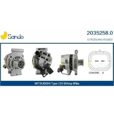 Afbeelding van CASCO CAL35258AS Dynamo / Alternator 12V 80A