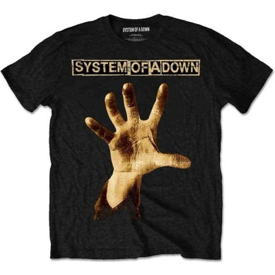 Afbeelding van System Of A Down Hand Heren T shirt M Zwart