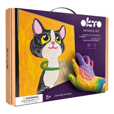 Afbeelding van Foam Klei Okto kat 20036 Multikleur 42 x 30 5 cm