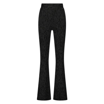Afbeelding van Colourful Rebel Lurex Stripe Extra Flare Pants S