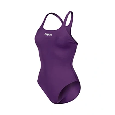 Afbeelding van Arena Womens TEAM Swimsuit SWIM PRO Solid Badpak, Dames, Maat: 34, Plum/white
