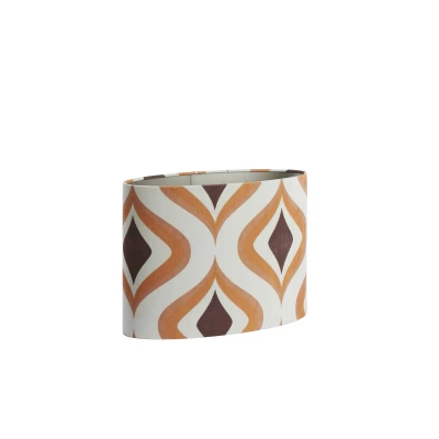Afbeelding van Light &amp; Living Lampenkap COOKIE 45x21x32cm Bruin