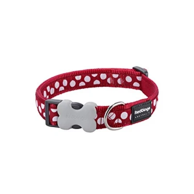 Afbeelding van Dog collar Red Dingo Spots (2 x 31 47 cm)