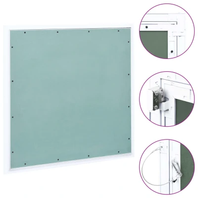 Afbeelding van Toegangspaneel met aluminium frame en gipsplaat 500x500 mm