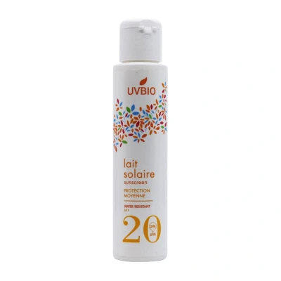 Afbeelding van UVBIO Sunscreen SPF20 Bio Water Resistant 100ML