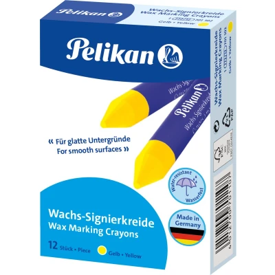 Afbeelding van Pelikan vetkrijt 772 geel merkkrijt