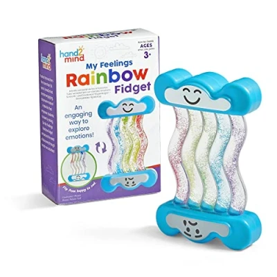 Afbeelding van Learning Resources sensorische regenboog van emoties, spelletjes &amp; sensorisch speelgoed, autisme voor kinderen, fles baby&#039;s, emotiespel, bak, asmr object, 3+
