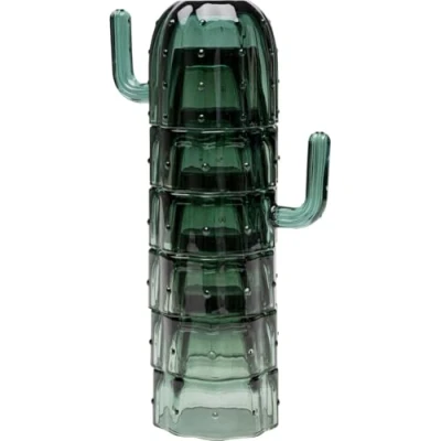 Afbeelding van Waterglazen cactus (6/set) Kare Design