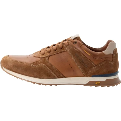 Afbeelding van camel active Sneakers laag, Heren, Maat: 41, Tan weiss Leer