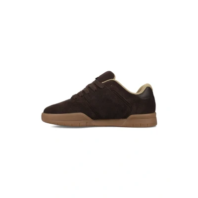 Afbeelding van DC Shoes Central leren schoenen heren, Geel Bruin Gum, 45 EU