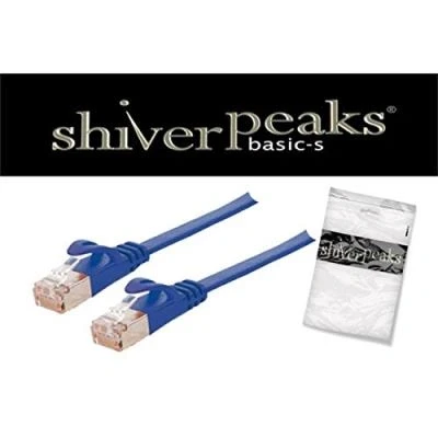 Image de Câble patch f utp cat. 7 slim bleu 3 m shiverpeaks bs75513 slb
