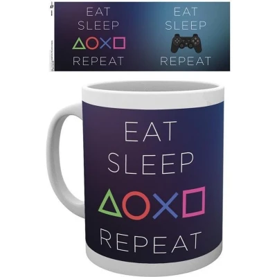 Afbeelding van PlayStation Mok 300 ml Eat Sleep Play Repeat
