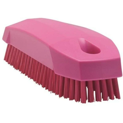 Image de VIKAN 64401 brosse à ongles S, 130 mm, polyester, dure, rose 6440/1