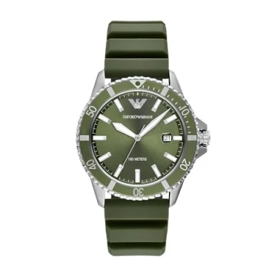 Afbeelding van Emporio Armani Horloge, Heren, Maat: One Size, Green