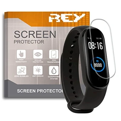 Afbeelding van [Set van 6] displaybeschermfolie voor XIAOMI MI Smart Band 4 5 6 AMAZFIT 5, premium kwaliteit