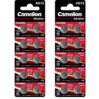 Afbeelding van Camelion 20 stuks AG13/LR44/357 alkaline knoopcellen