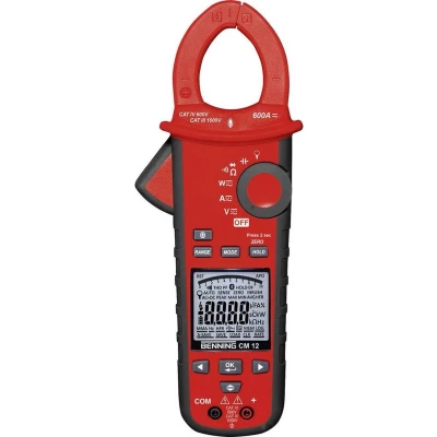 Afbeelding van Benning CM 12 Stroomtang CAT IV 600 V Weergave (counts): 9999