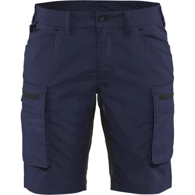 Afbeelding van Blaklader Dames Service Short met stretch 7149 1845 Marineblauw/Zwart C30