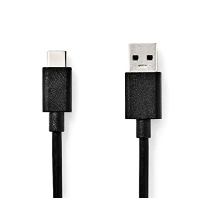 Afbeelding van Nedis Ccgw61600Bk10 Usb Kabel 3.2 Gen 1 A Male C&amp;Trade; 5 Gbps Vernikkeld 1.00 M Ro