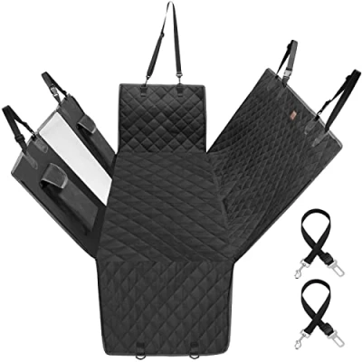 Afbeelding van Kingsleeve Hondendeken voor Achterbank en Kofferbank 147x137cm Zwart
