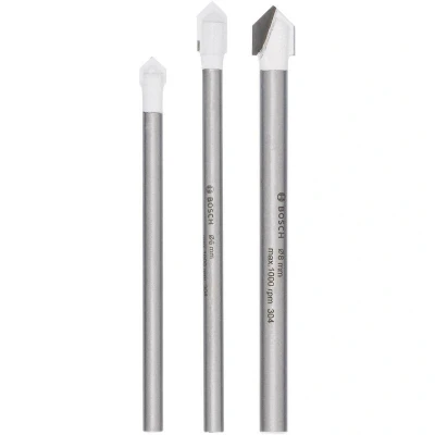 Afbeelding van Bosch Accessories 2609255588 Tegelboorset 3 delig Cilinderschacht 1 set(s)