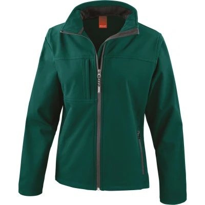 Afbeelding van Result Ladies Classic Softshell Jacket R121F Bottle Green