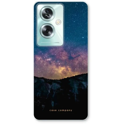 Afbeelding van Case Company® hoesje geschikt voor Oppo A79 Travel to space Soft Cover Telefoonhoesje Bescherming aan alle Kanten en Schermrand