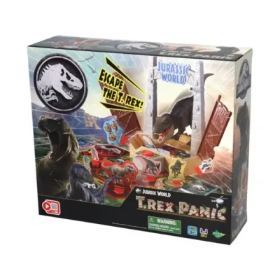 Afbeelding van EPOCH Games, Jurassic World T Rex Panic 7514 Dinosaurus speelgoed gezelschapsspel voor kinderen vanaf 6 jaar