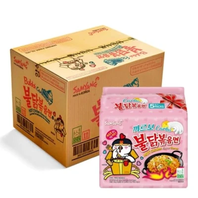Afbeelding van Samyang Ramen Hot Chicken Carbonara Noodles Doos 40 x 130 gram