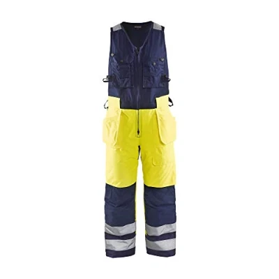 Afbeelding van Blaklader Amerikaanse overall High Vis 8504 1977 Geel/Marineblauw C50