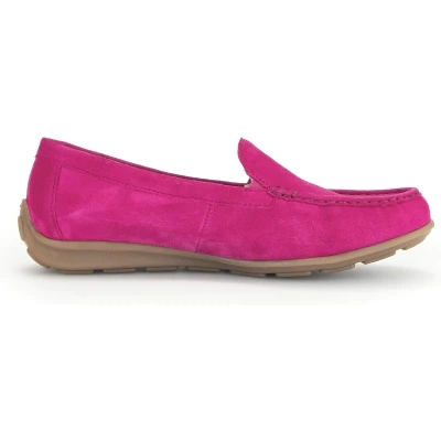 Afbeelding van Gabor Comfort 42.440 Mocassins, Dames, Maat: 40.5, Pink Veloursleer
