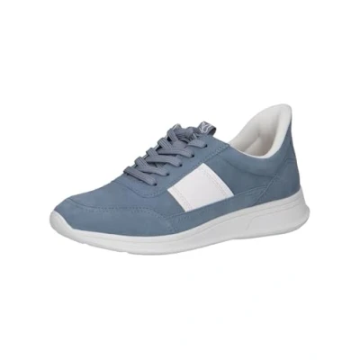 Afbeelding van Caprice Sneakers laag, Dames, Maat: 42, White lt. blue Leer