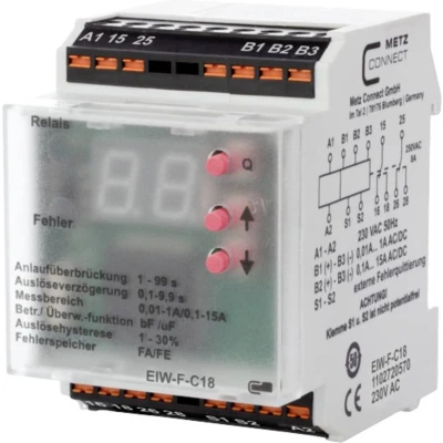 Afbeelding van Metz Connect 1102720570 Bewakingsrelais 230 V/AC (max) 2x wisselcontact 1 stuk(s)