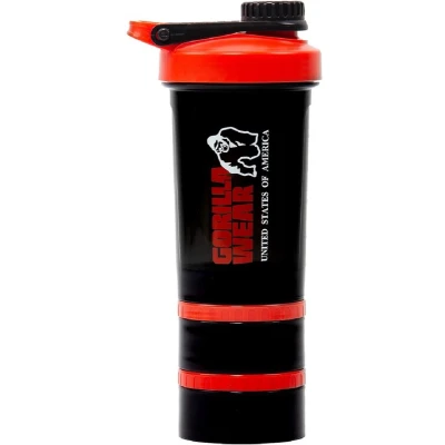 Afbeelding van Gorilla Wear Shaker GO Bidon, Maat: One Size, Red