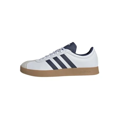 Afbeelding van adidas VL COURT BASE SHOES Herenschoenen, Ftwr Wit/Donker Blauw/Orbit Grijs, 44 2/3 EU