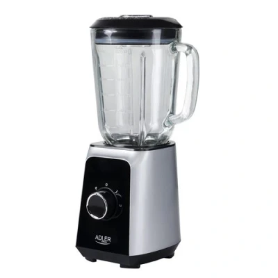 Image de Blender Mixeur Récipient en Verre de 15 Litre 2 Vitesses+Fonction d&#039;impulsion Adler AD4076 1000 Argent