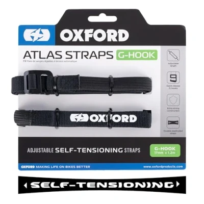 Afbeelding van OXFORD OX300 Spanbanden zwart
