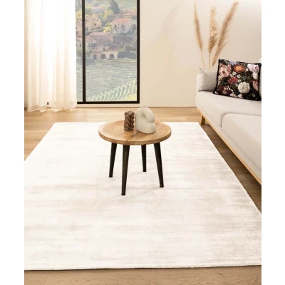 Afbeelding van Viscose Vloerkleed Glamour Wit 120x170 Cm