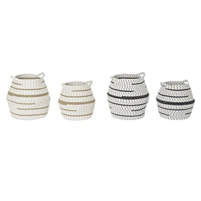 Afbeelding van Basket spelset DKD Home Decor 40 x cm Jute Boho (2 Stuks)