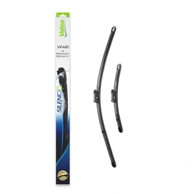 Afbeelding van Ruitenwisser Valeo 574681 Voor Flat blade wisserblad Top Lock FIAT: 500X, 500L, HYUNDAI: ix20, NISSAN: Pulsar Hatchback